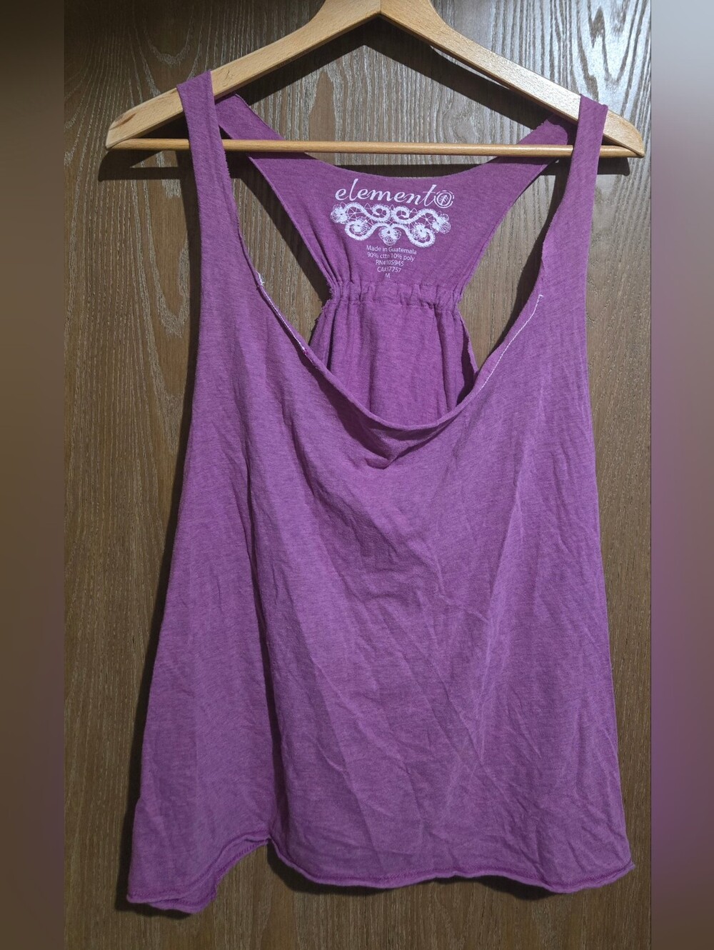 Y2K Element Purple Racerback Tank Top